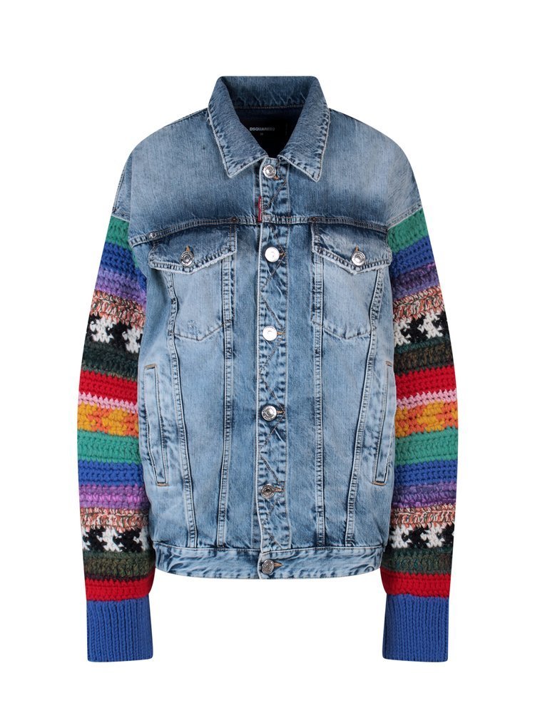 Dsquared2 ニットスリフハネルテニムシャケット 【関税込】