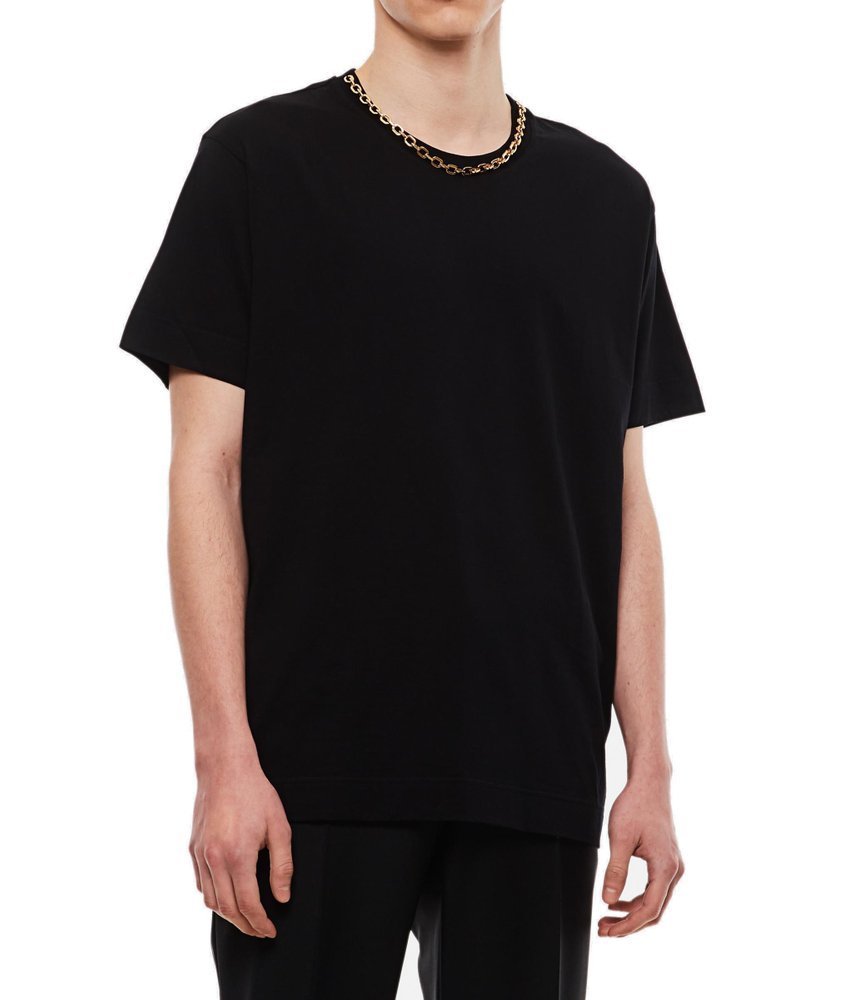 GIVENCHY チェントリムクルネックTシャツ BM718Z3Y6B 001