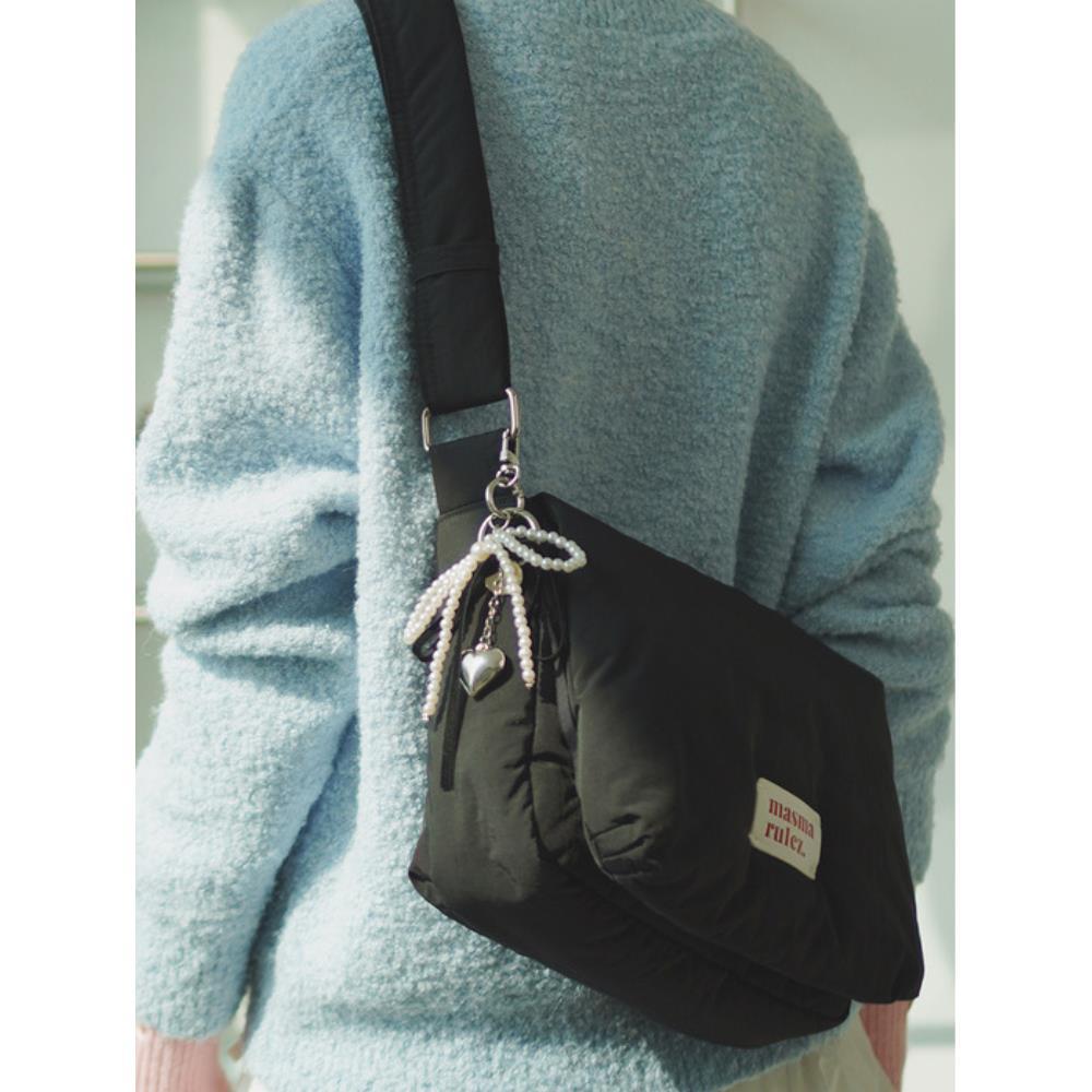 ★masmarulez★ Plumpy daily cross bag _ Black