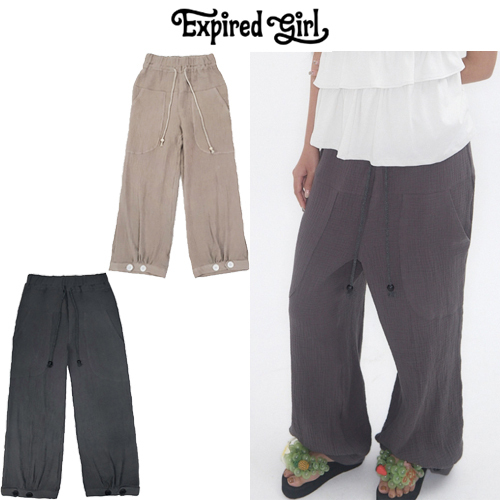 ★2025SS新作★EXPIRED GIRL★Buttons Easy Pants