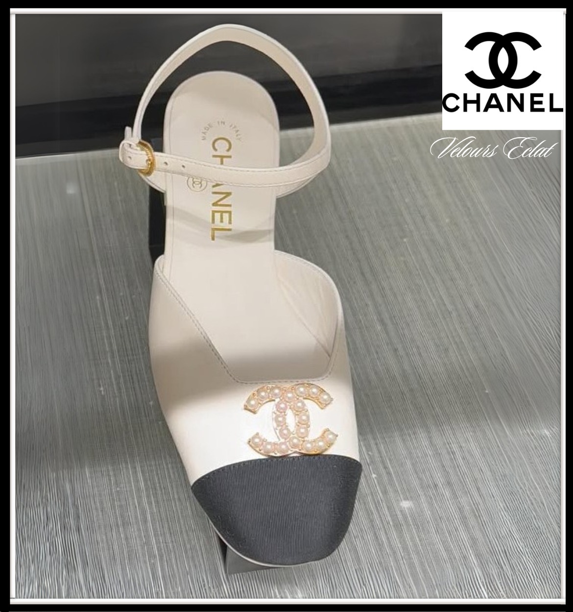 乙女心くすぐる上品さ【CHANEL】アンクルストラップ