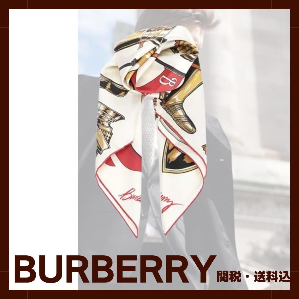 新作☆【BURBERRY】「騎士の鎧」スカーフ