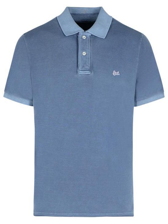 ポロシャツ ERL Men Polo Shirts ERL10T004NAVY Navy
