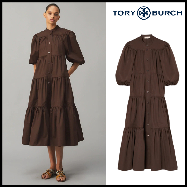 ★Tory Burch★アーティスト ボタンフロント ドレス ワンピース