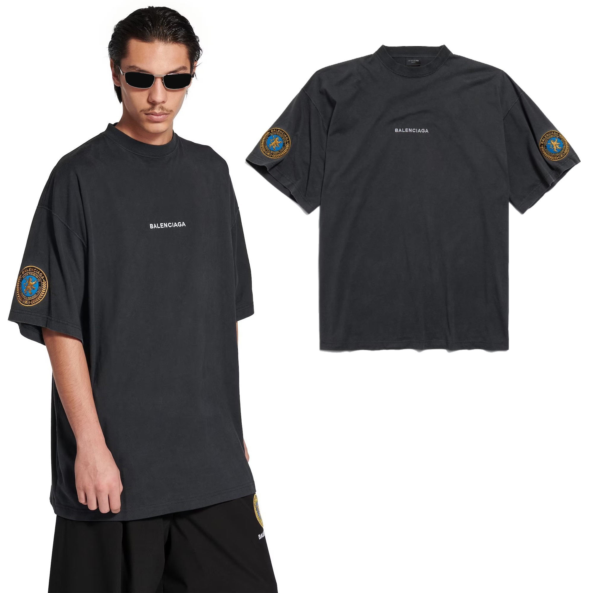 関税送料込み BALENCIAGA UNIFORM MERCH オーバーサイズ Tシャツ