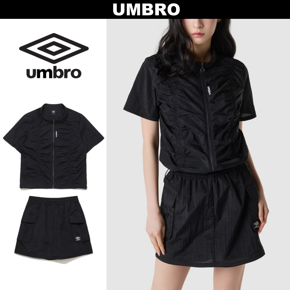 UMBRO セットアップ : レディース半袖ジャケット & スカパン