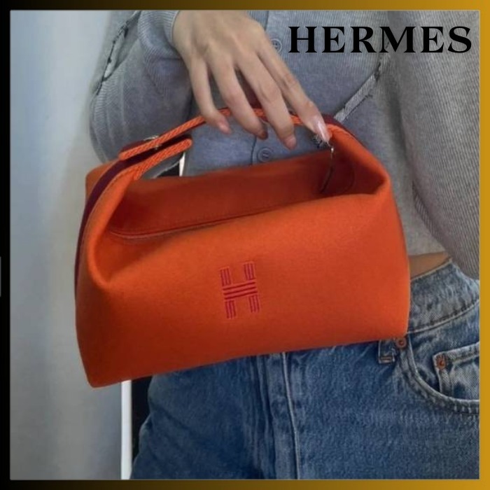 【Orange Feu】HERMES ブリッドアブラック PMサイズ /ポーチ