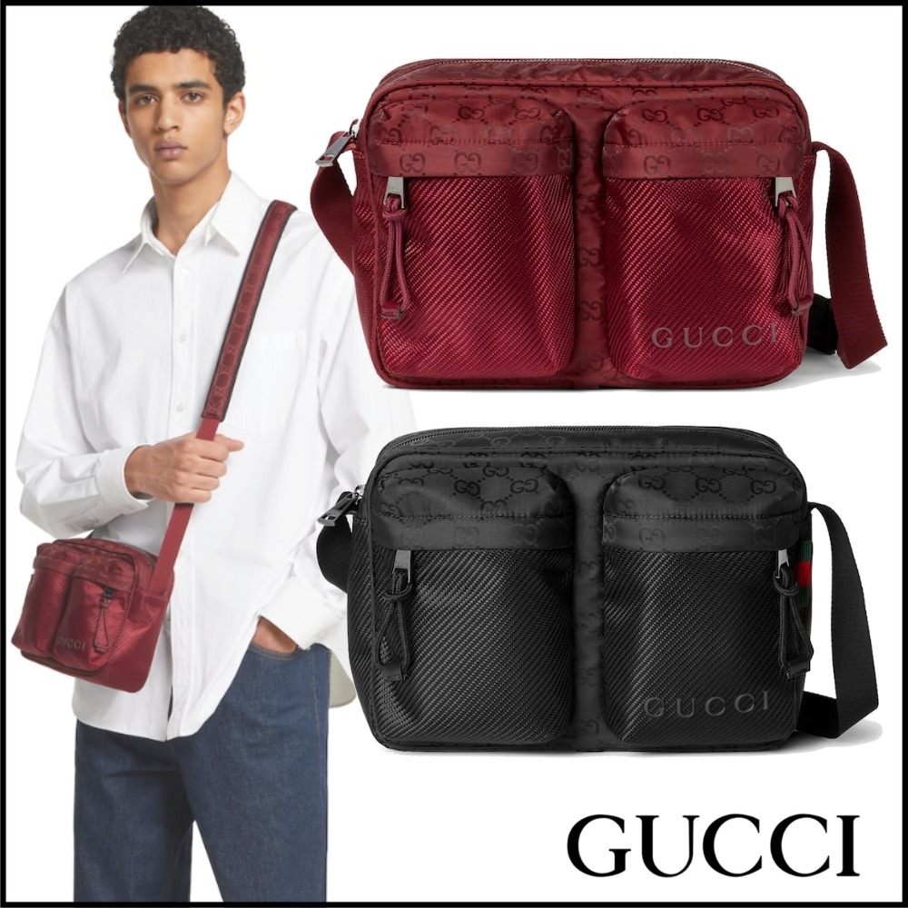 25新作 GUCCI ネクサス GGナイロン スモール クロスボディバッグ