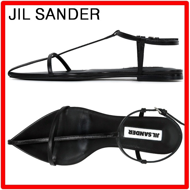 ☆人気☆【Jil Sander】☆ポインテッドトゥ フラットサンダル☆