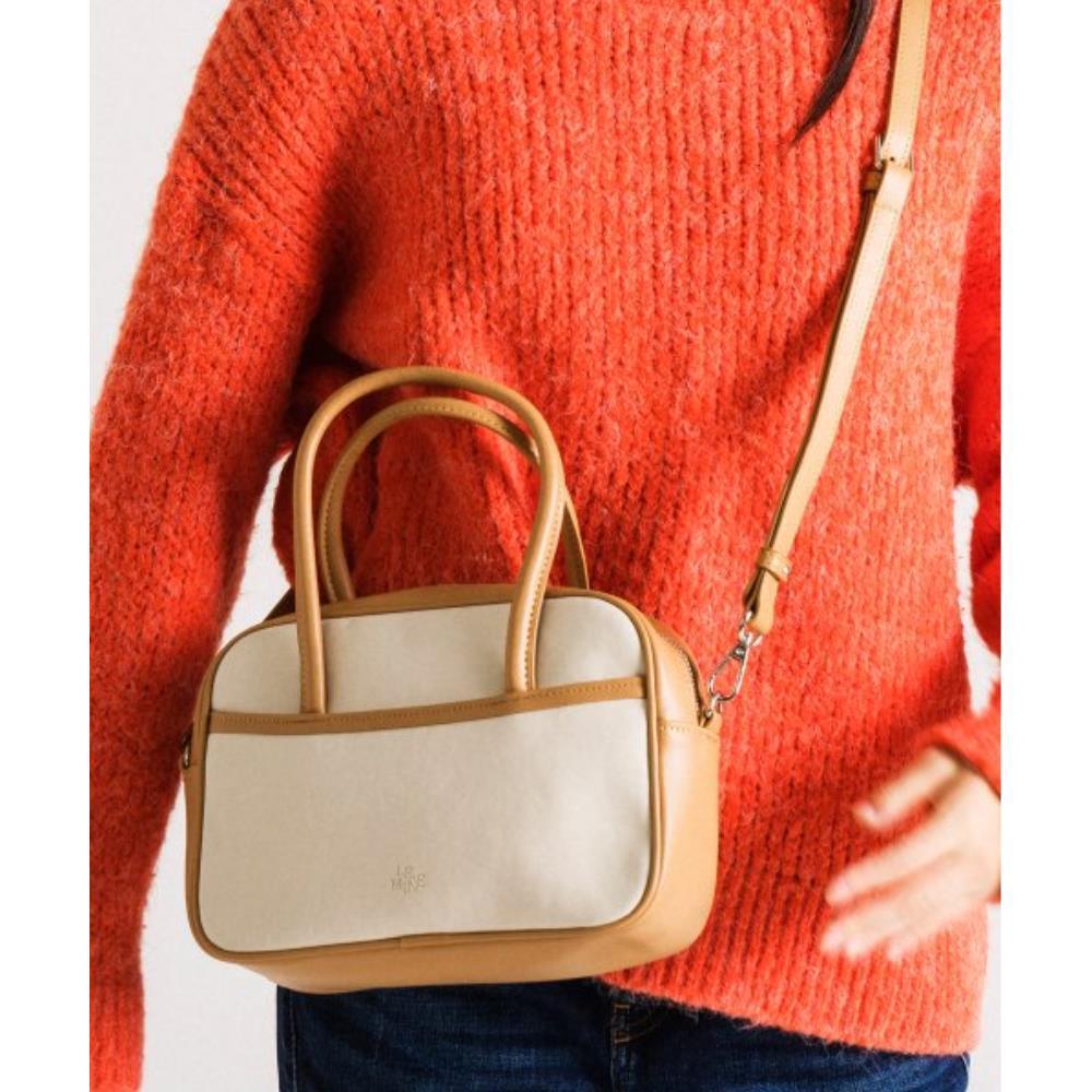 ★TOUT Y EST★ Mini Tote 2 Way Back Ivory Tan LMS5361FIT