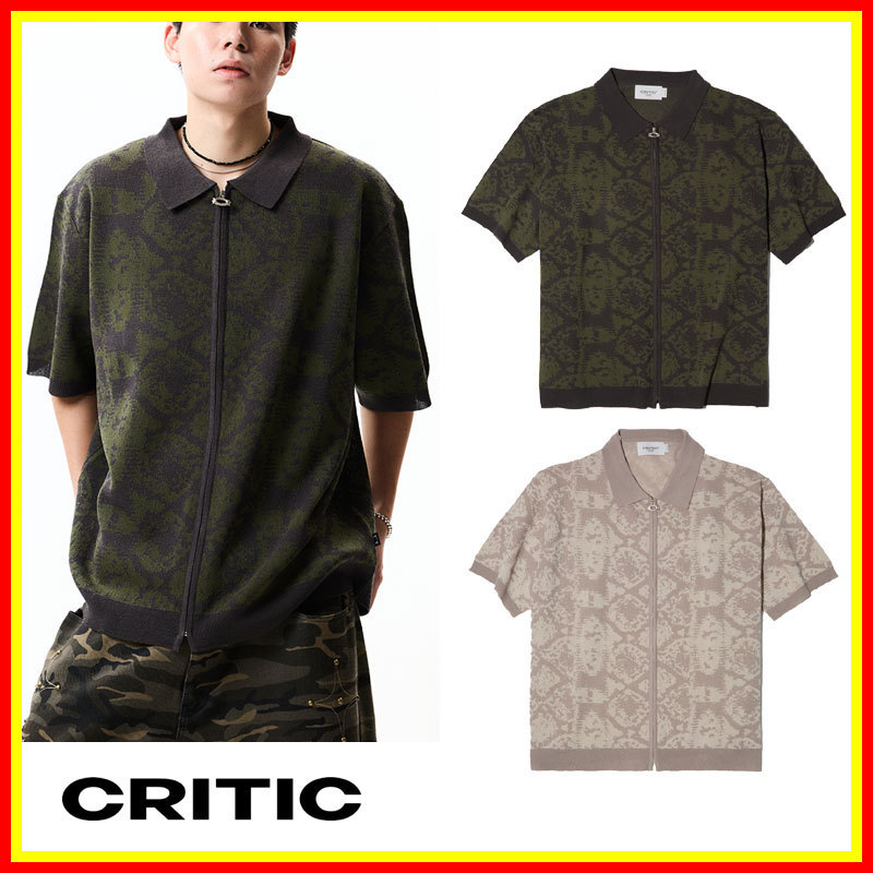 [CRITIC] PYTHON KNIT ZIP UP / 追跡付