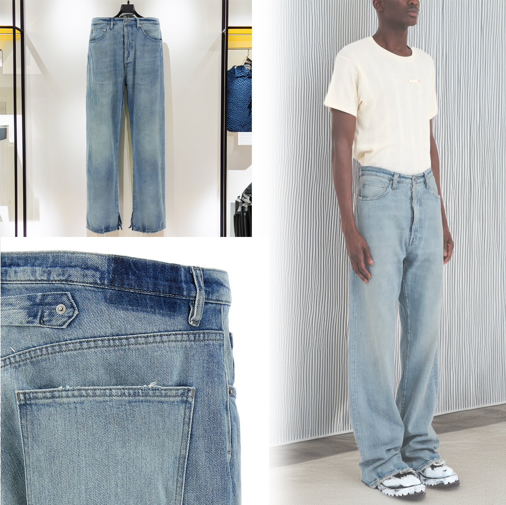 ◆送料・関税込み◆Maison Margiela バックルデニムジーンズ