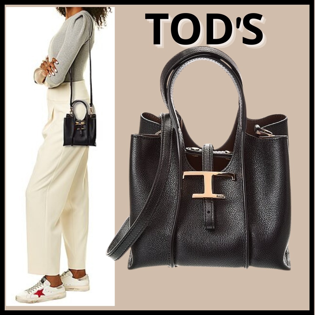 【Tod's】T タイムレス レザートート