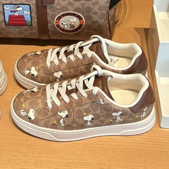 【 COACH X PEANUTS 】 メンズ ハイ ライン スニーカー