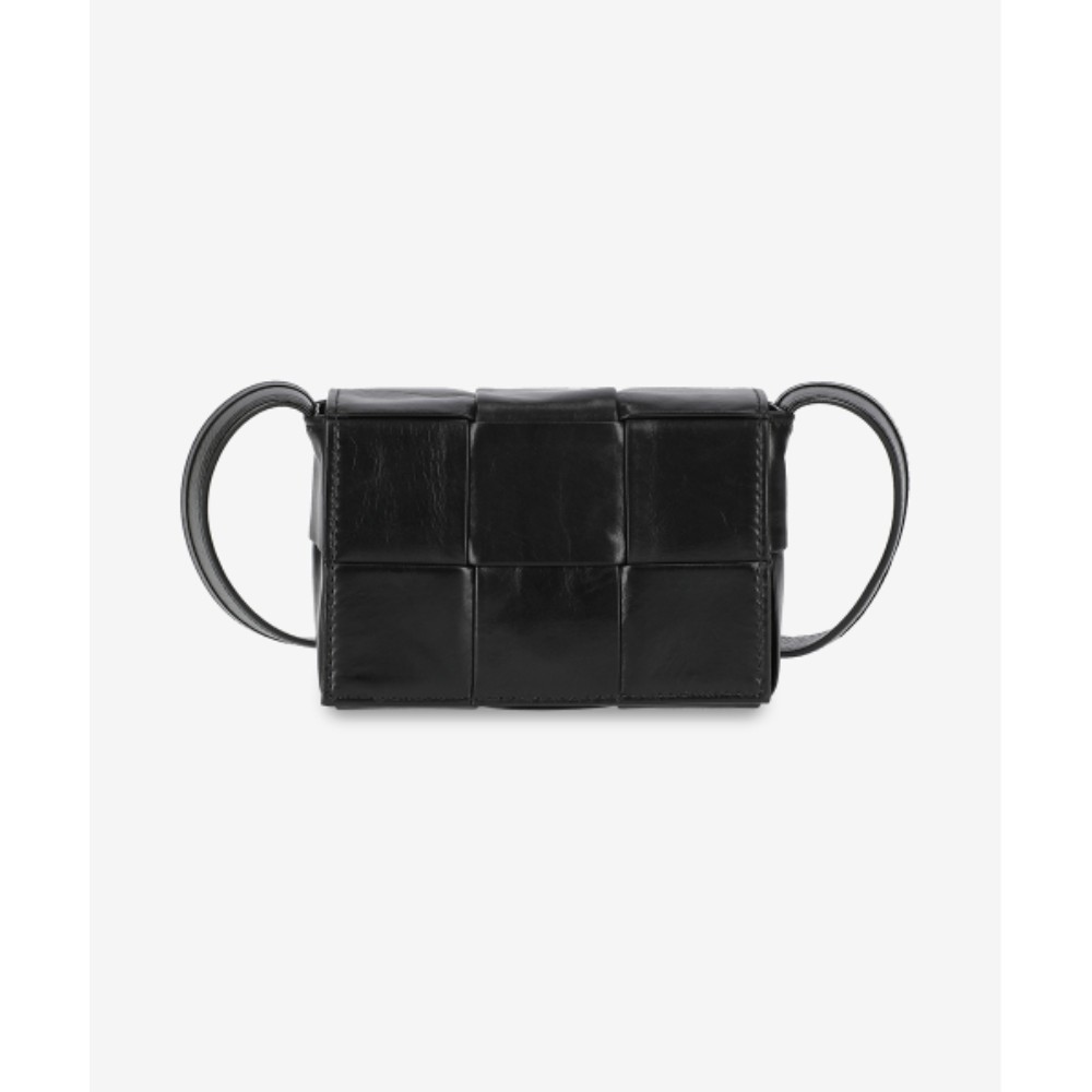 ★BOTTEGA VENETA★ Mini Cassette Shoulder Bag Black 667048VC
