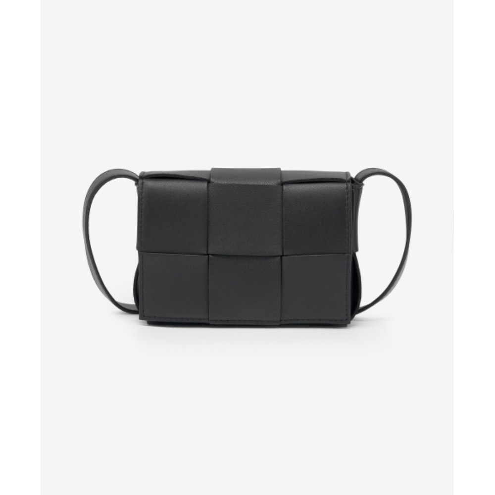 ★BOTTEGA VENETA★ Mini Candy Cassette Shoulder Bag Black 66