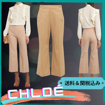 Chloe クロエ パンツ（その他） ベージュ 2121525Y0033 ベージュ系 Chloe(クロエ) パンツ(レディース) - 海外通販のBUYMA