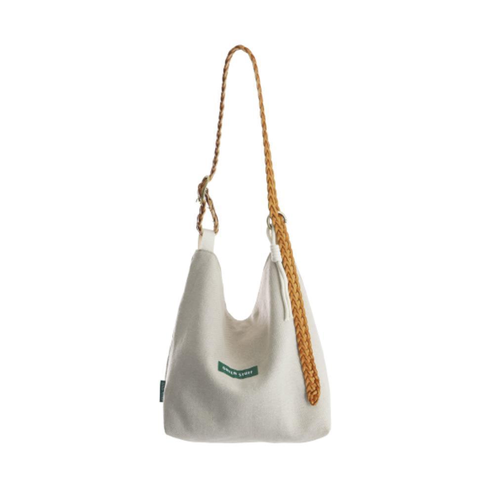 ★TOUT Y EST★ Belted shoulder bag B2 linen gabardine beige