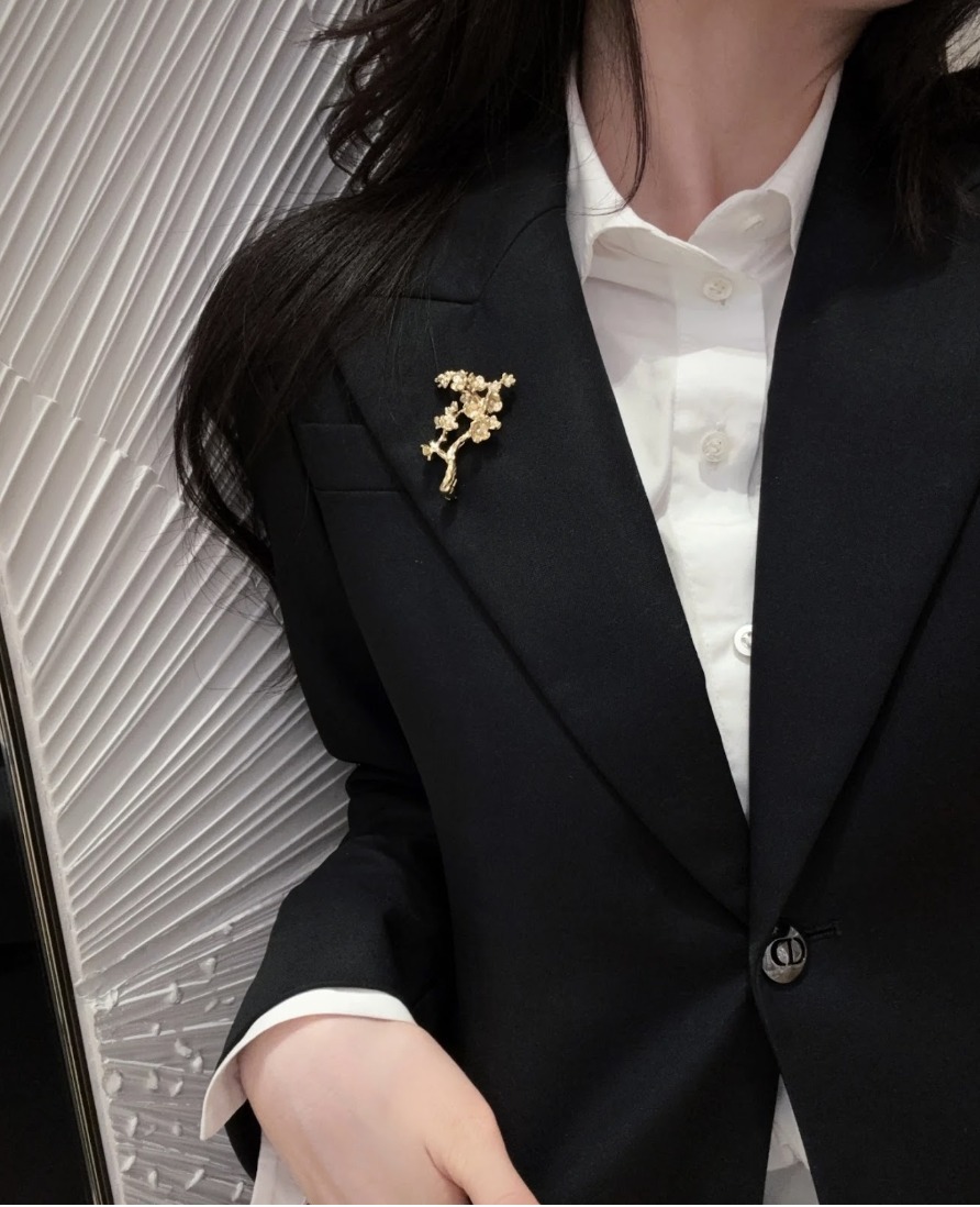 《即発♪華やか♪》DIOR Jardin de Dior ブローチ