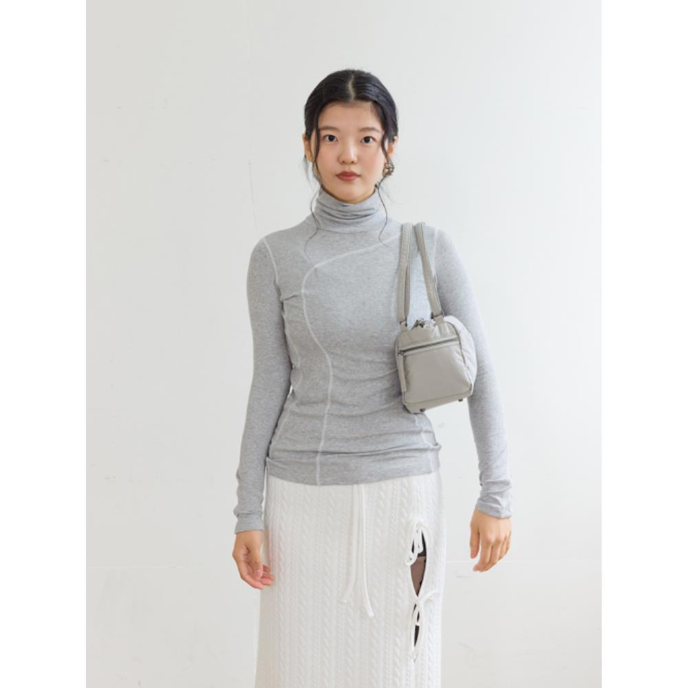 ★TOUT Y EST★ 2way Marque Bag Light Gray CB2407