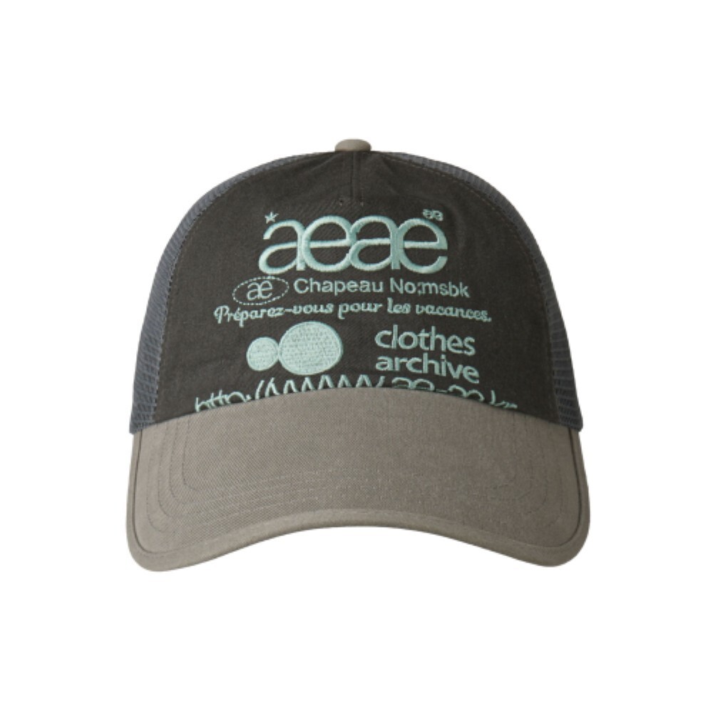 ★AEAE★ WEB LOGO MESH CAP GREY AE44SUCA004GRY