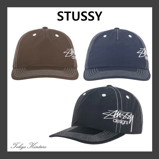 [STUSSY] MID-DEPTH STUSSY DESIGNS SNAPBACK ★大人気★