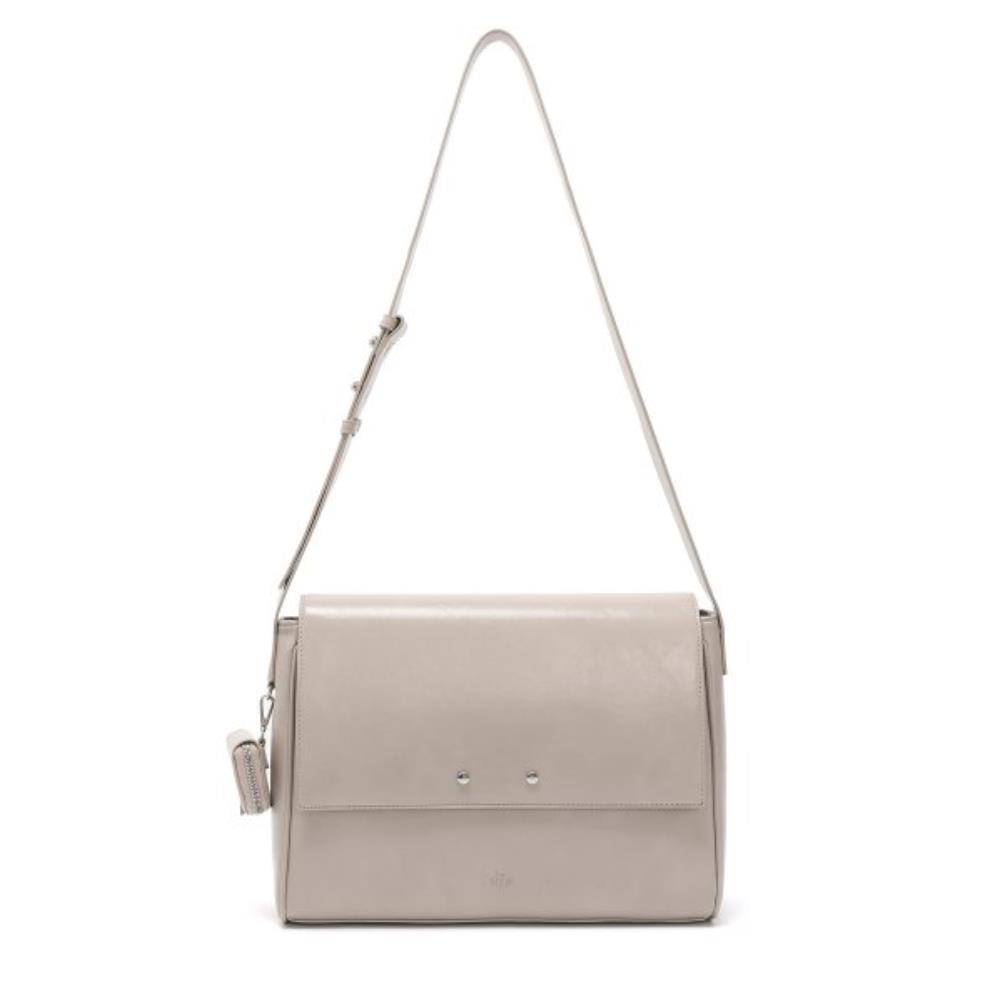 ★TOUT Y EST★ Crack Messenger Beige Gray LML04FBG