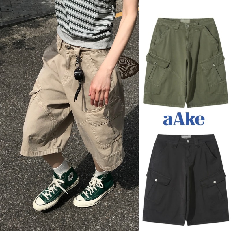 【AAKE】(VER.2) SUBTILE BERMUDA CARGO PT