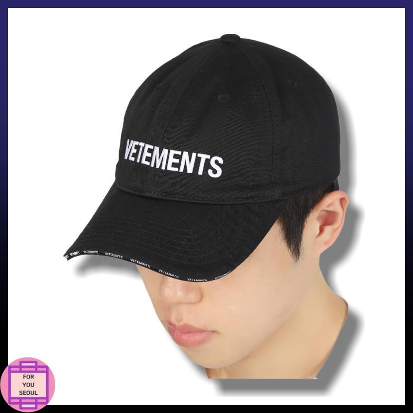 ★VETEMENTS★ロゴ刺繍キャップ