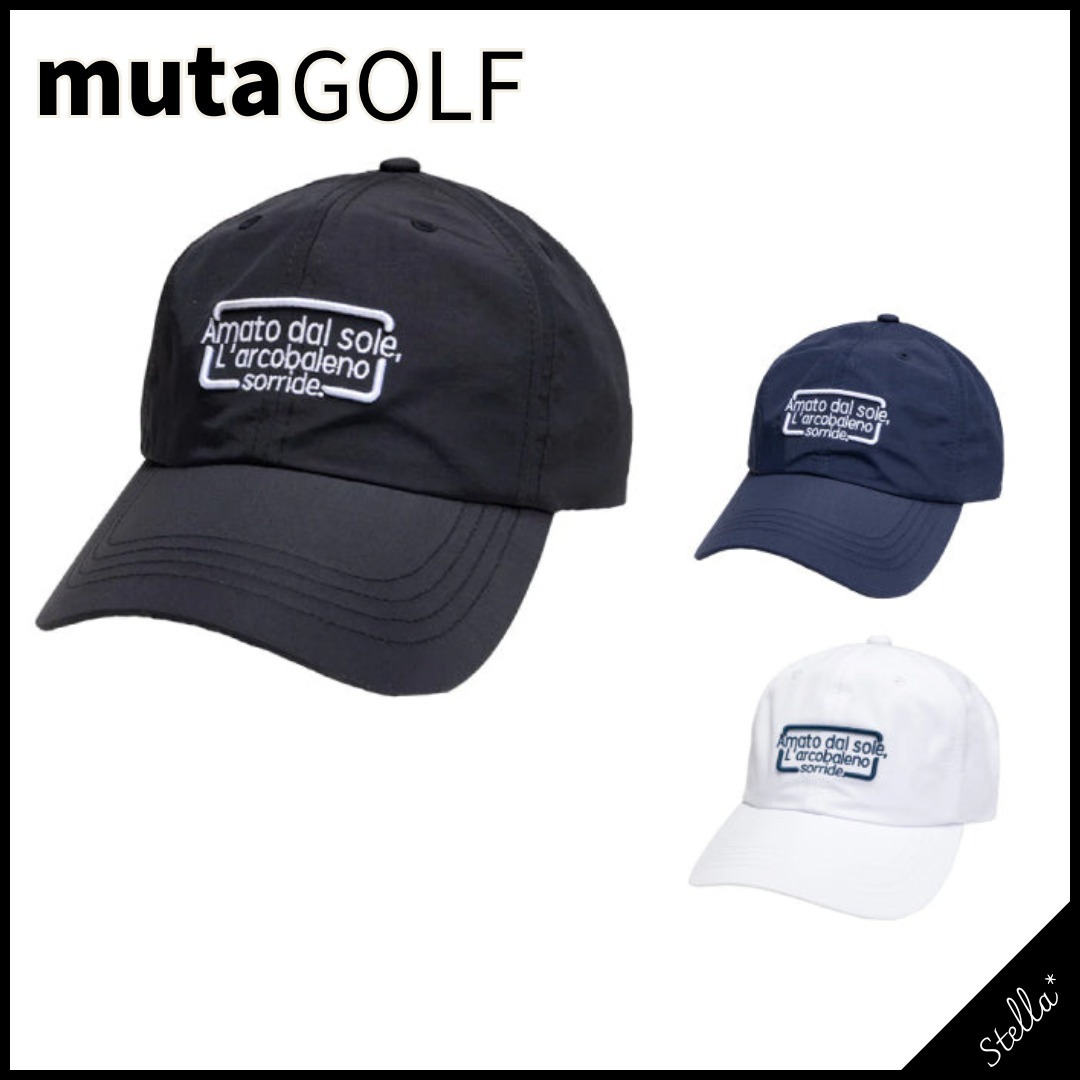 注目■mutaGOLF■大人気 撥水ナイロンキャップ 全3色 国内発送