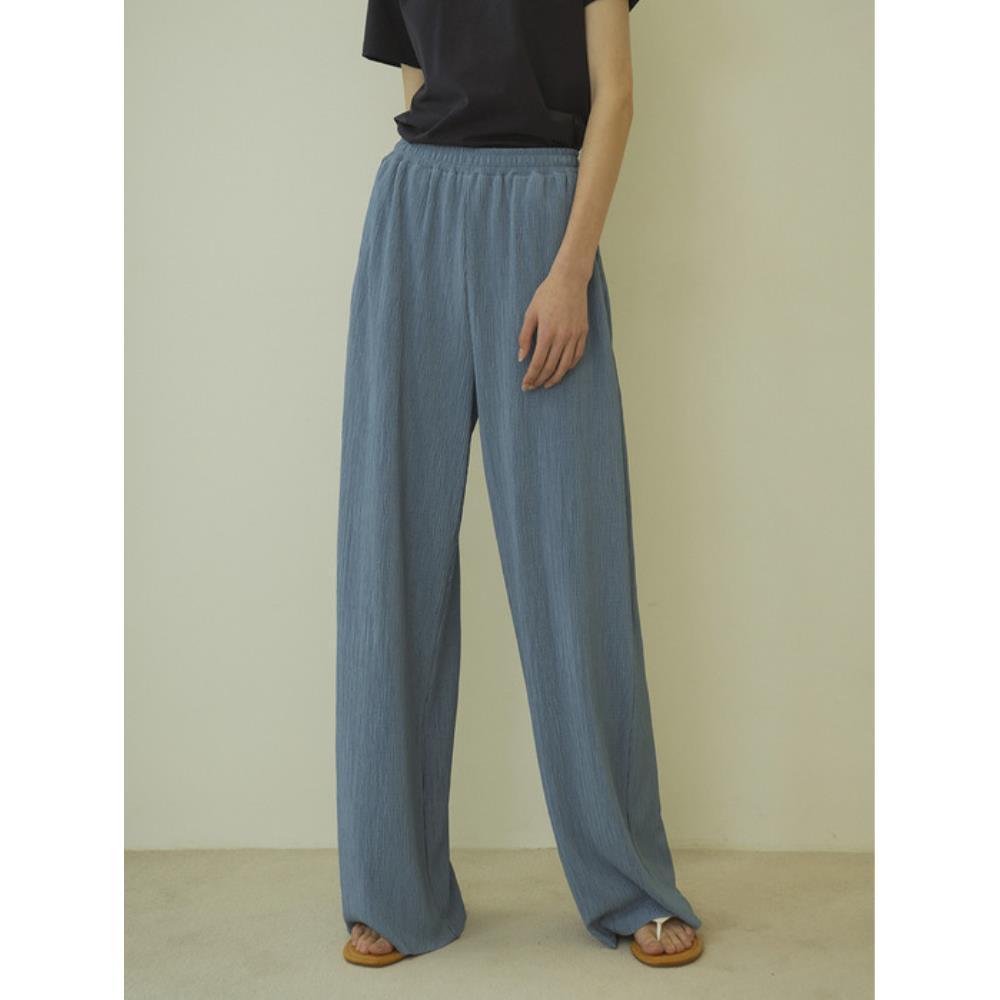 パンツ Siyazu SIPT7075 Pleated Banding Pants_Powder Blue