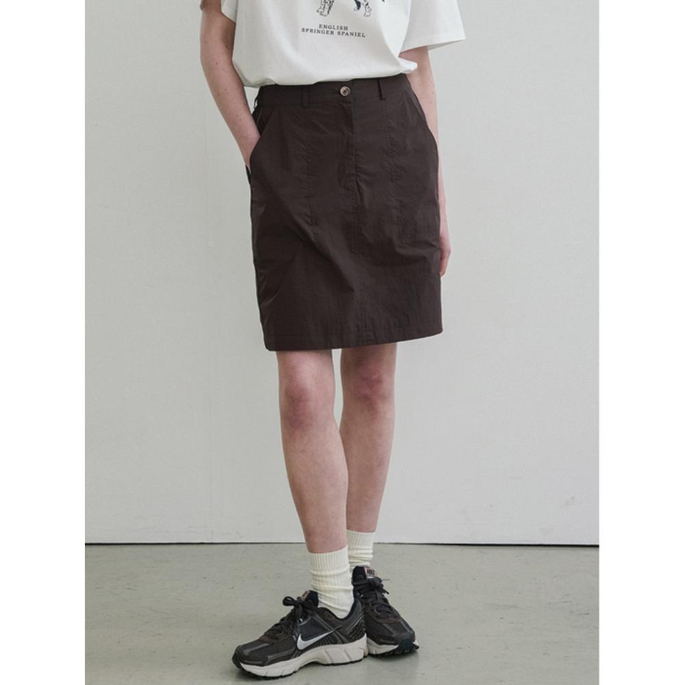 スカート Siyazu SIST9045 Retro Flow Skirt_Burgundy