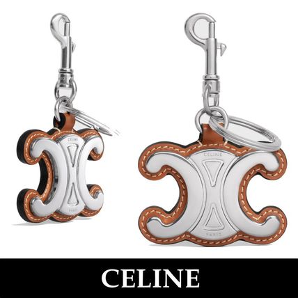 ♦CELINE♦キーリング メタル&カーフスキン ギフトに CELINE(セリーヌ) キーケース・キーリング(メンズ) - 海外通販の