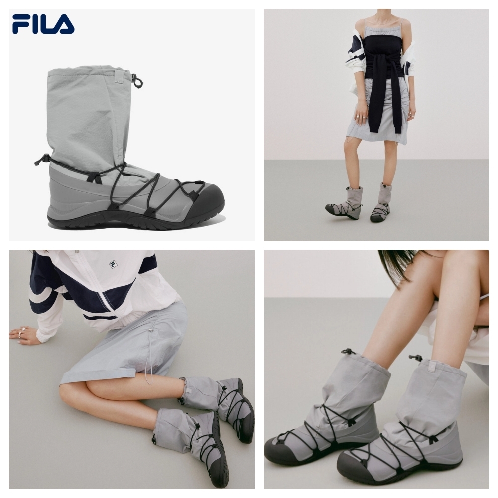 [FILA] 25新作梅雨対策×ファッション性 防水素材フェイトブーツ
