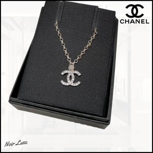 存在感★【CHANEL】CCロゴ ネックレス