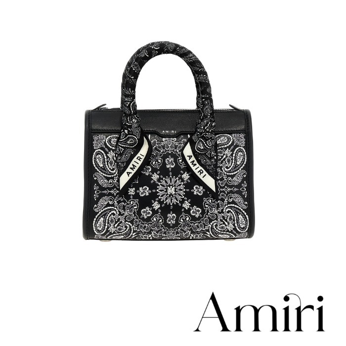AMIRI バンダナ マイクロ トライアングル ハンドバッグ