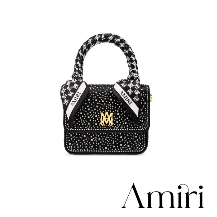 VIP価格☆AMIRI スカーフディテールトップハンドルバッグ