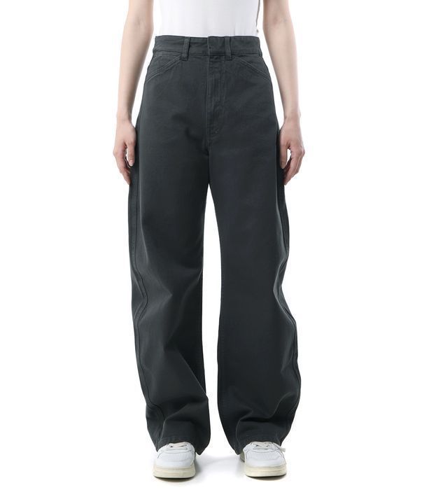 LEMAIRE ハイウエスト カーブド パンツ