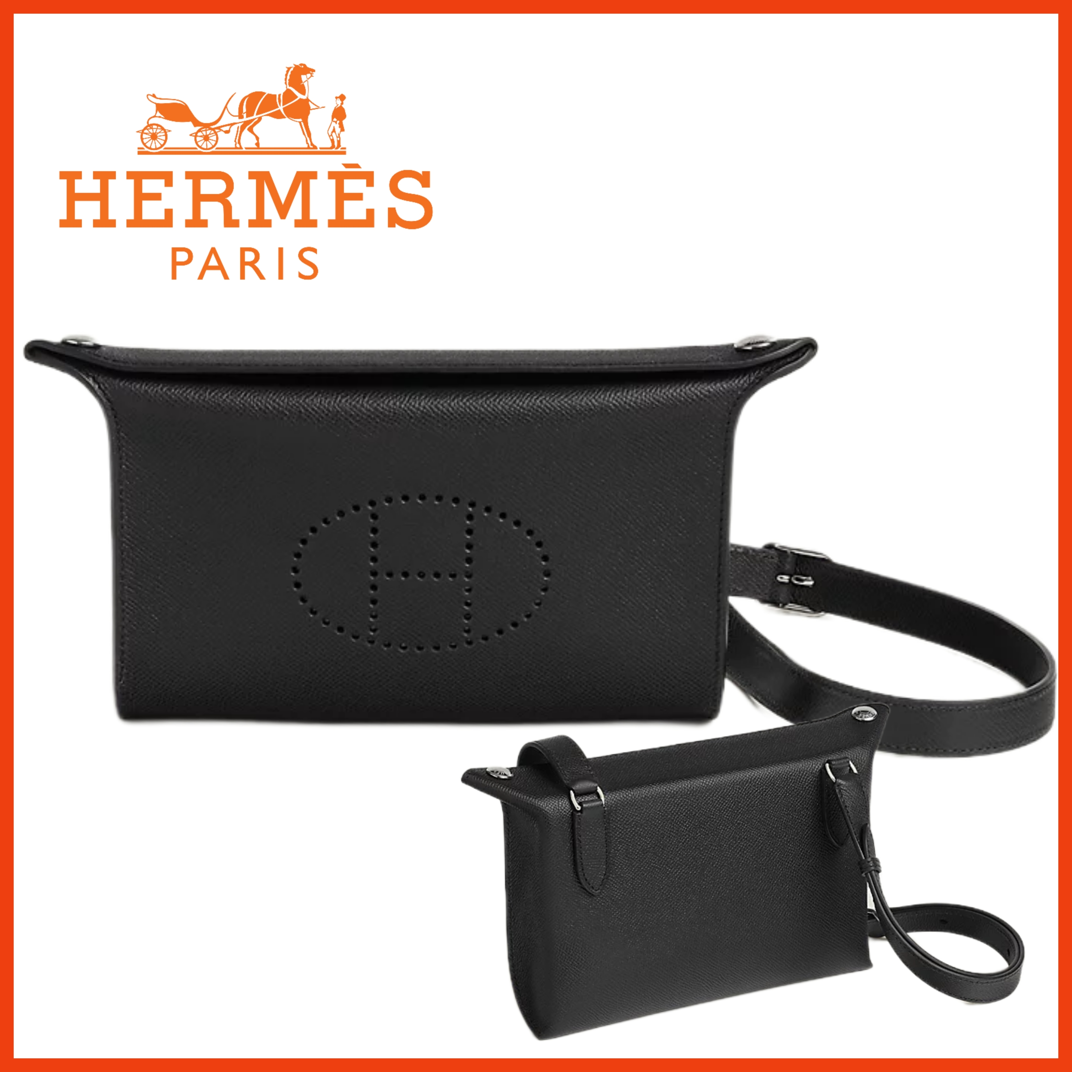 シックなデザイン♪【HERMES】エルメス ヴィデポッシュバッグ