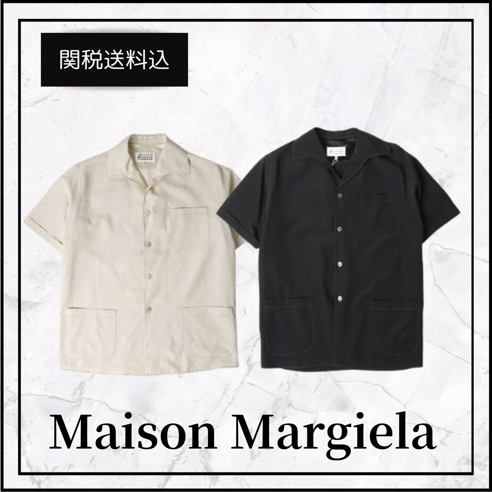 関税送料込★Maison Margiela ワイドスリーブシャツ
