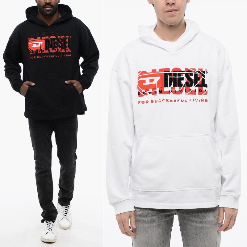 DIESEL ロゴ スウェット パーカー S-BAXT