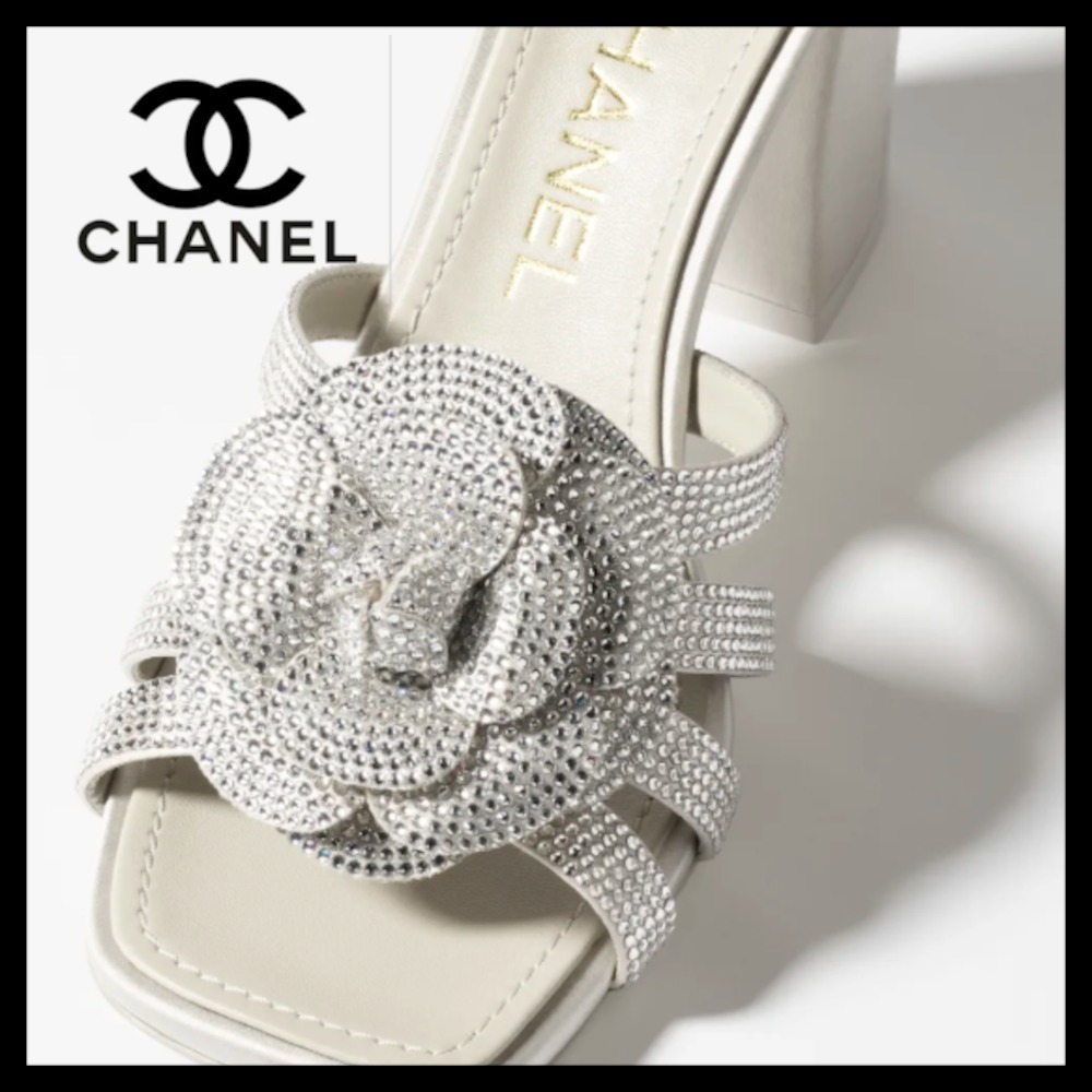 【キラキラカメリアが素敵♪】CHANEL  25-26AW  サンダル