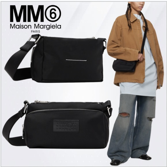 【MM6 MAISON MARGIELA】ナイロン ポケット クロスボディバッグ