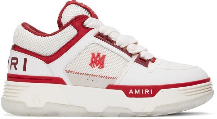 AMIRI レッド＆ホワイト MA-1 スニーカー