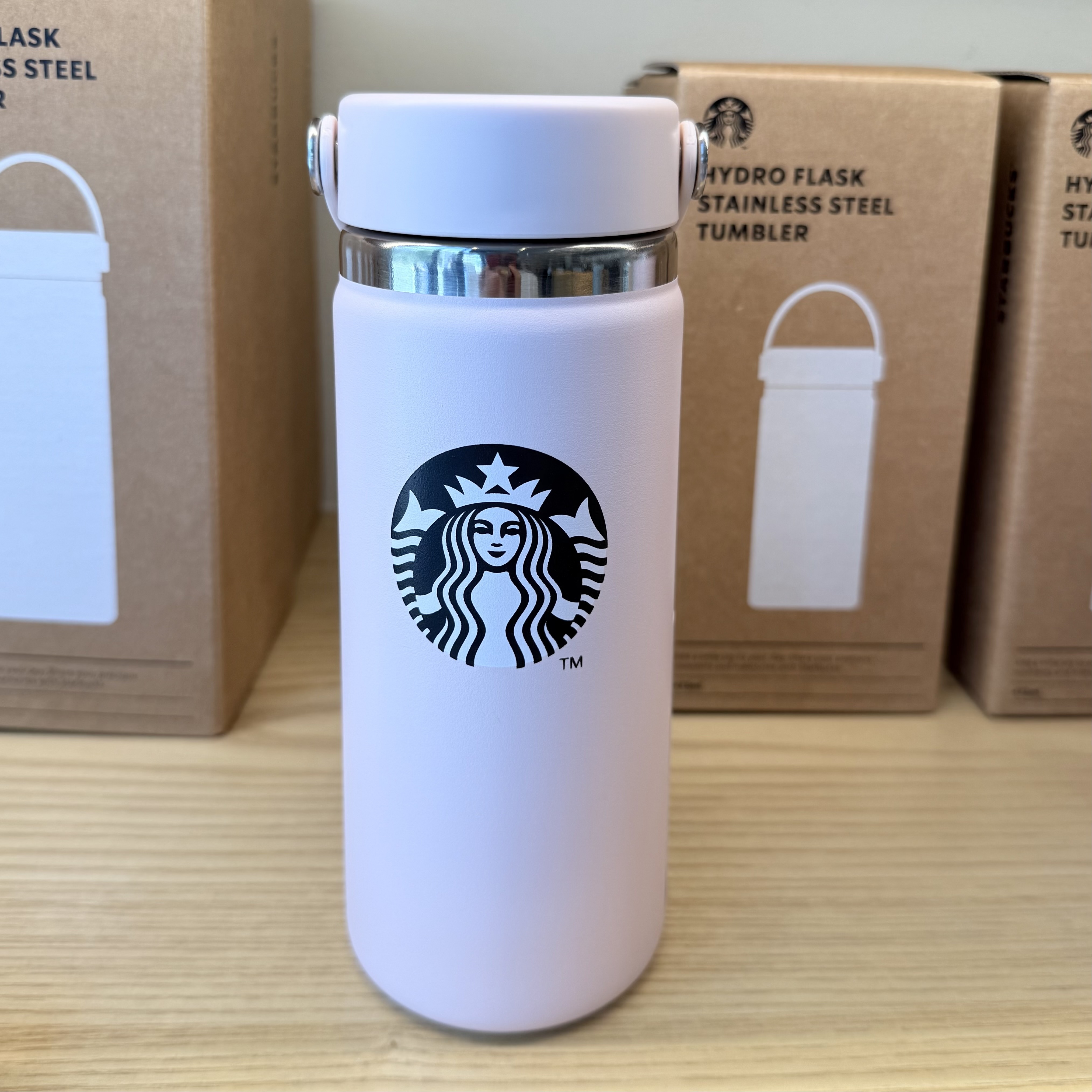 【韓国スタバ】x Hydro Flask★SS Pink Tumbler 473ml 🌟Starbucks Korea x Hydro Flask Limited Edition! Which color