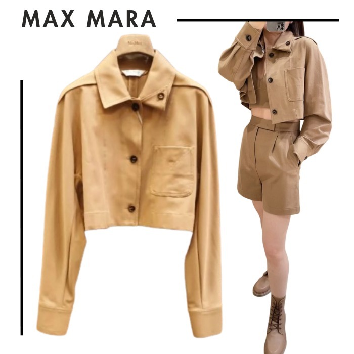 完売間近●MAXMARA RUNWAY[ズマルト]ストレッチシャツジャケット