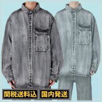 entire studios HERCULEAN DENIM SHIRT JACKET (SURFACE WAVE)の