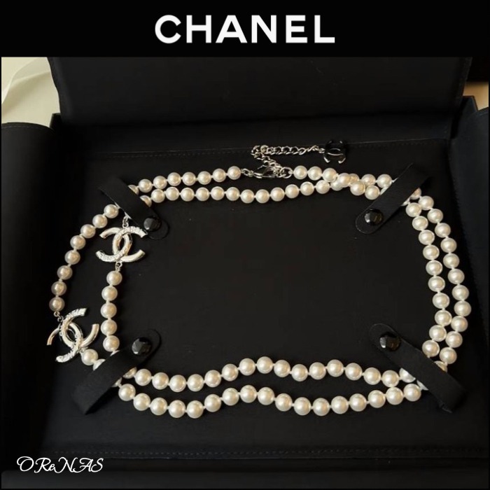 【パールが可愛い♡】CHANEL ネックレス ロング