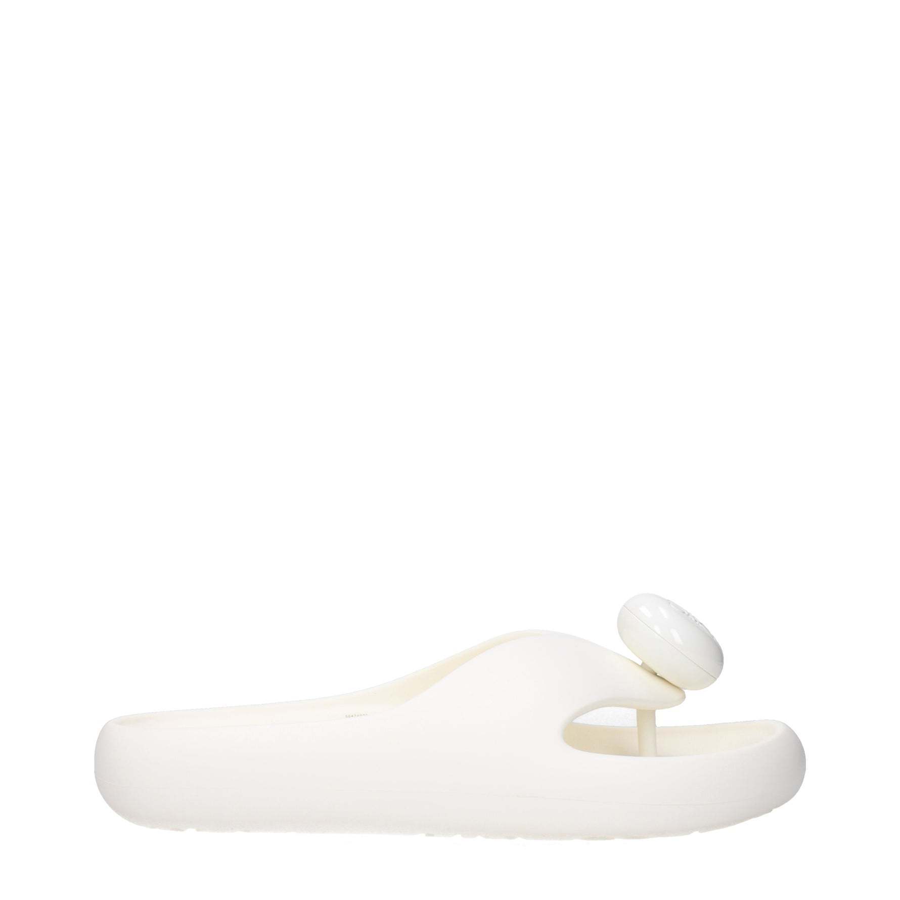 サンダル LOEWE  Flip Flops Men Rubber White