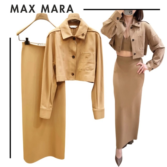 完売間近●MAX MARA●RUNWAY [アルチェ]ロングニットスカート